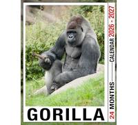 Gorilla Calendar 2026 - 2027: Plan Ahead with a 2026 to 2027 Organizer Including US Holidays for Christmas and White Elephant Surprises