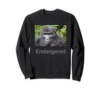 Gorilla Camisa Gorila de montaña en Peligro de extin Sudadera