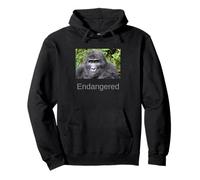 Gorilla Camisa Gorila de montaña en Peligro de extin Sudadera con Capucha
