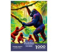 Gorilla Complex 1000 Piece Mind Puzzle - Educational Art Game for Adults and Kids 38x26cm/1000pcs