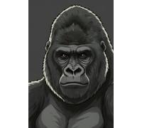 Gorilla Cover Design: Aesthetic Journal for Writing, Drawing & Notes | Blank Notebook for School, Work & Creativity.