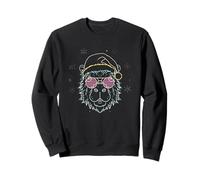 Gorilla Face - Gafas Redondas de Invierno con diseño de simio Sudadera