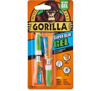 Gorilla Super Glue Liquid 2x 3g Metal Madera Cuero Goma Plástico Papel Fast Seco