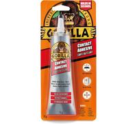 Gorilla Adhesivo de Contacto Transparente, 75g, Impermeable y de Fraguado Rápid