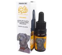 Gorilla Grillz® Aceite CBD Perros 100% Orgánico para Perros | CBD Oil 6% (600 MG) | CBD Gotas Tópicas sin THC con Aroma Salmón y Efecto Relajante Natural | Calmante