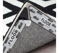 GORILLA GRIP® Almohadillas de agarre para alfombras, adhesivos reutilizables de doble cara extra largas que mantienen las esquinas planas de las alfombras, agarra suelos de madera dura, azulejos y