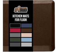 GORILLA GRIP Tapetes acolchados antifatiga para suelo de cocina, 58 x 20 pulgadas, tapete ergonómico para escritorio de oficina, impermeable resistente a los arañazos, parte superior de guijarros,