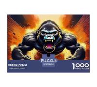 Gorilla Hard 1000 Piece Creative Puzzle - Art Entertainment for Adults and Kids 12+ 38x26cm/1000pcs