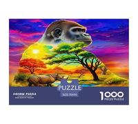 Gorilla Hard 1000 Piece Creative Puzzle - Art Entertainment for Adults and Kids 12+ 70x50cm/1000pcs