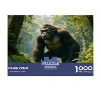 Gorilla Interesante Puzzle De 1000 Pièces Pour Adultes Et Enfants À Partir De 12 ANS Jeux De Défi Jouets Éducatifs De Qualité Supérieure - Activité Familiale Parfaite 38x26cm/1000pcs
