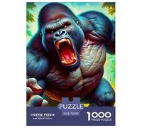 Gorilla Intricate 1000 Piece Creative Puzzle - Art Entertainment for Adults and Kids 70x50cm/1000pcs