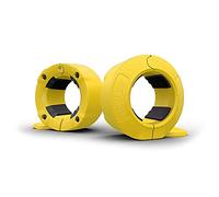 Gorilla Jaw Abrazaderas de barra olímpica, 2 pulgadas, liberación rápida, par de bloqueo de 2 pulgadas, placas de barra de pesas olímpicas, de nailon, para entrenamiento, levantamiento de pesas,