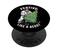 Gorilla Jiu Jitsu Ju Jutsu MMA BJJ Festivo como una Bestia simio PopSockets PopGrip Adhesivo