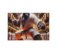 Gorilla Karate Funny Puzzles - Juego de rompecabezas desafiante para adultos y familias, 500 piezas