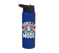 Gorilla Mode Halterofilia Mono Entrenamiento Culturismo Stainless Steel Insulated Water Bottle