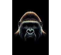 Gorilla notebook. Gorilla journal. Gorilla notebooks. Gorilla diary. Gorilla notepad. Art journal. 100 Lined Pages for Creative Writing and Creative Drawing.