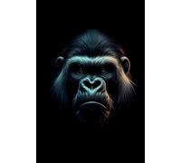 Gorilla notebook. Gorilla journal. Gorilla notebooks. Gorilla diary. Gorilla notepad. Art journal. 100 Lined Pages for Creative Writing and Creative Drawing.