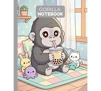 Gorilla Notebook: Pastel, Cozy, and Wide-Ruled Journal - 110 Pages for School, Writing, Notes - Perfect Gift for Kids, Adults and Gorilla Lovers
