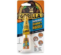 Gorilla Pegamento 2-in-1 Cepillo & Boquilla Gel Transparente 12g Precisión 2Way