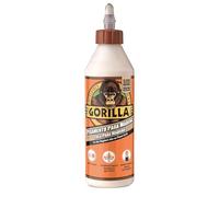 Gorilla Pegamento Para Madera, 532ml - Cola Blanca para Maderas Duras y Blandas con Aplicador Antiatasco | Uso Interior y Exterior, Resistente Al Agua