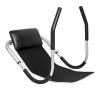 Gorilla Sports® - Aparato Abdominal con Alfombrilla de Entrenamiento, 65 x 67 x 55 cm, Plegable, Antideslizante, portátil - AB Trainer, Rodillo Abdominal, AB Roller, Entrenamiento en casa, Ejercicio,