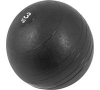 Gorilla Sports Balón de slam de goma / Balón medicinal en color negro