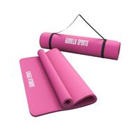 GORILLA SPORTS® - Esterilla de yoga 190x60x1,5 cm - Fucsia