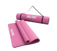 Gorilla Sports - Esterilla de Yoga Rosa Rosa Talla:190 x 100 x 1.5 cm