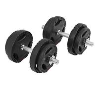 GORILLA SPORTS® Kit Mancuernas de triple agarre de vinilo
