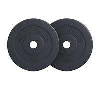 GORILLA SPORTS® Olympia - Discos de pesas (1,25 kg, 2,5 kg, 5 kg, 10 kg, 15 kg, 20 kg, 30 kg, 1,25 kg, 30 kg, orificio de 50 mm, de plástico, discos olímpicos)