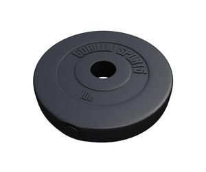 GORILLA SPORTS® Olympia - Discos de pesas (1,25 kg, 2,5 kg, 5 kg, 10 kg, 15 kg, 20 kg, 30 kg, 1,25 kg, 30 kg, orificio de 50 mm, de plástico, discos olímpicos)