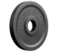 GORILLA SPORTS® Olympia Discos de Pesas, Negro