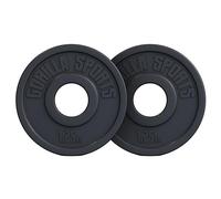 GORILLA SPORTS® Olympia Juego de Discos de Pesas, Negro, 2,5 kg