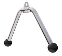 GORILLA SPORTS Poignée Musculation - en forma de V, máx. 200 kg, pivotante conjunto, cromo, acier - Barre tirage para tríceps, accesorio Poulie Musculation, Machine à Câble