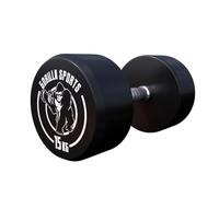 Gorilla Sports Redondo Mancuernas Mancuernas Mancuernas Goma de 2,5 - 40 kg, Produmbbell, 15 KG