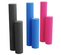 GORILLA SPORTS® Rollo de espuma de yoga, Rosa, 90 x 15 cm