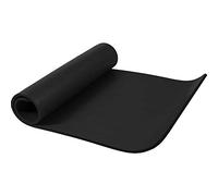 Gorilla Sports Yogamatte In Verschiedenen Farben - Colchoneta de Yoga (15 mm, 180-200 cm, Deluxe, Acolchado, Anti Deslizante, Grueso), Color Negro, Talla DE: 190 x 60 x 1.5 cm