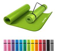 Gorilla Sports Yogamatte in Verschiedenen Farben und Größen - Colchoneta de Yoga, Color Verde, Talla 190 x 100 x 1.5 cm