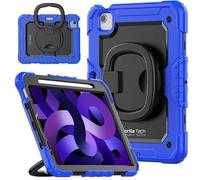 Gorilla Tech Armour - Funda para iPad A16 de 11ª generación (2025) - Funda inteligente resistente a prueba de golpes con correa de mano, soporte de 360° y soporte para bolígrafo - Protección de lujo