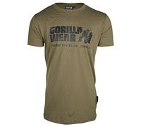 Gorilla Wear Camiseta clásica, Verde, Large para Hombre