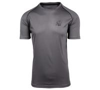 Gorilla Wear Camiseta de Rendimiento - Verde ejército - Culturismo y Fitness Ropa para Hombre - con Logotipo Impreso para Deporte, Uso Diario, Ocio, Entrenamiento, Entrenamiento cómodo y Ligero