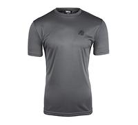 Gorilla Wear - Camiseta Fargo - Negro - Culturismo Deporte Vida Cotidiana Ocio con Logotipo Impreso Ligero y cómodo para un Movimiento óptimo de poliéster