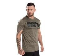 GORILLA WEAR Classic Training T-Shirt - Army Green - XL