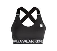 GORILLA WEAR Colby-Sujetador Deportivo, Negro, XS para Mujer