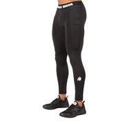 Gorilla Wear Colón para Hombre Leggings, Negro, M Delgado Largo