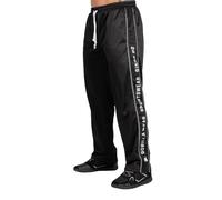 Gorilla Wear Functional Mesh Pants Pantalones de Entrenamiento, Negro/Blanco, L-XL