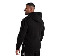 GORILLA WEAR Georgia Zipped Hoodie - Black - L