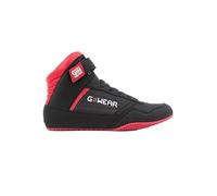 Gorilla Wear Gwear Classic High Tops, Zapatillas Unisex Adulto, Negro Rojo, 45 EU