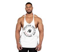 Gorilla Wear Melrose Stringer - Camiseta de Tirantes para Hombre con Logotipo y Tirantes Estrechos, Color Negro