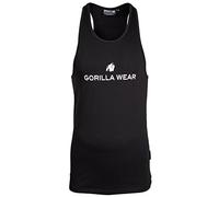 Gorilla Wear Muskelshirt-Carter Stretch-Schwarz Camiseta, Negro, 4XL para Hombre